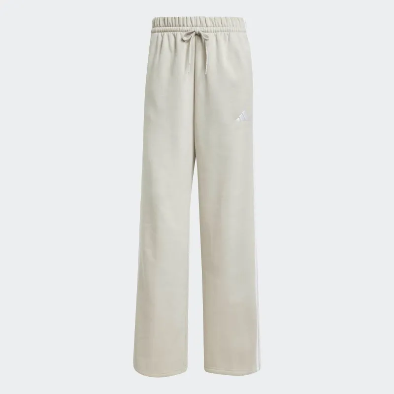 D.DEO ADIDAS ESSENTIALS 3-STRIPES OPEN-HEM FLEECE PANTS W