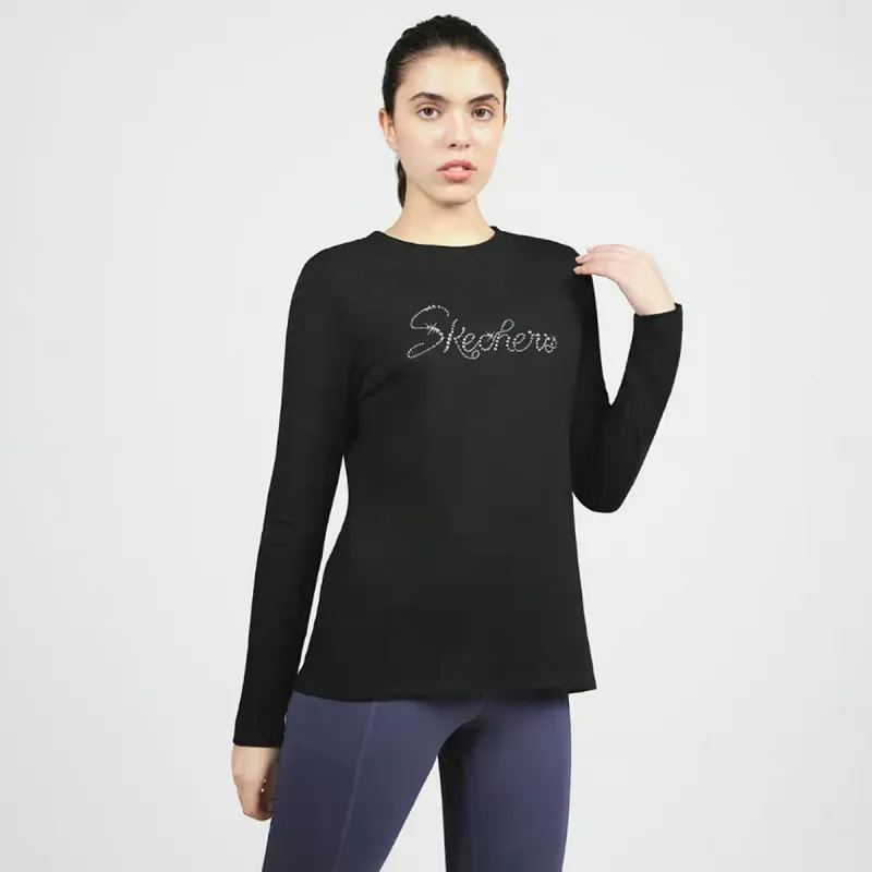 MAJICA SKECHERS RHINESTONE QUEEN LS W
