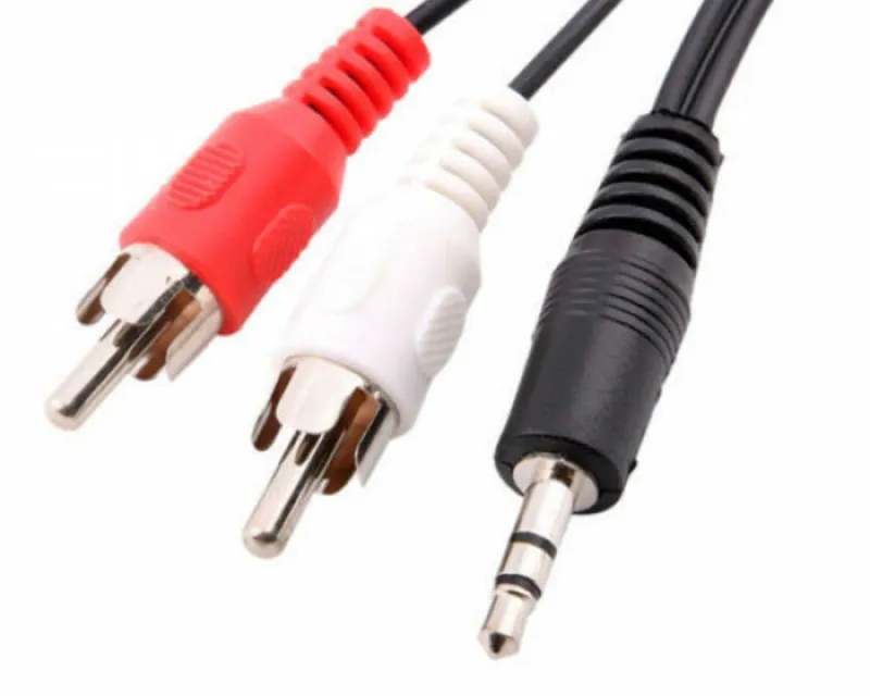 Audio kabl (3,5mm stereo jack na 2 RCA jack) 10m 