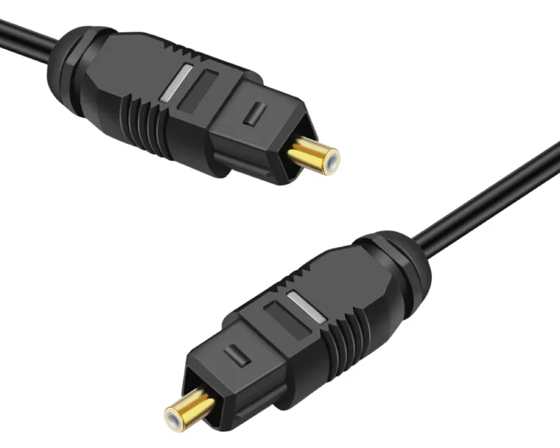 Audio optički kabl 2,2mm (Toslink) 1m, crni 
