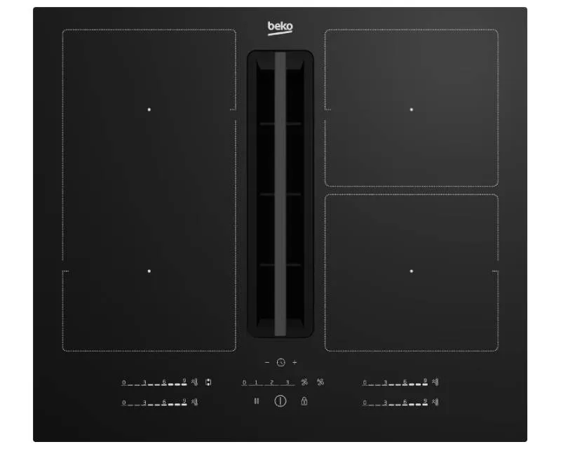 BEKO HIXI 64700 UF indukciona ugradna ploča sa ugrađenim aspiratorom
