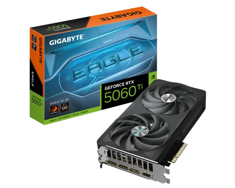 GIGABYTE nVidia GeForce RTX 5060 Ti EAGLE 8GB 128bit GV-N506TEAGLE OC-8GD rev. 1.0 grafička karta