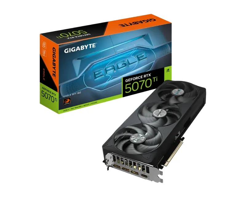 GIGABYTE nVidia GeForce RTX 5070 Ti EAGLE SFF 16GB 256bit GV-N507TEAGLE-16GD rev. 1.0 grafička karta
