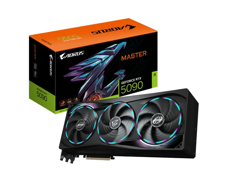 GIGABYTE nVidia GeForce RTX 5090 AORUS MASTER 32GB 512bit GV-N5090AORUS M-32GD rev 1.0 grafička karta