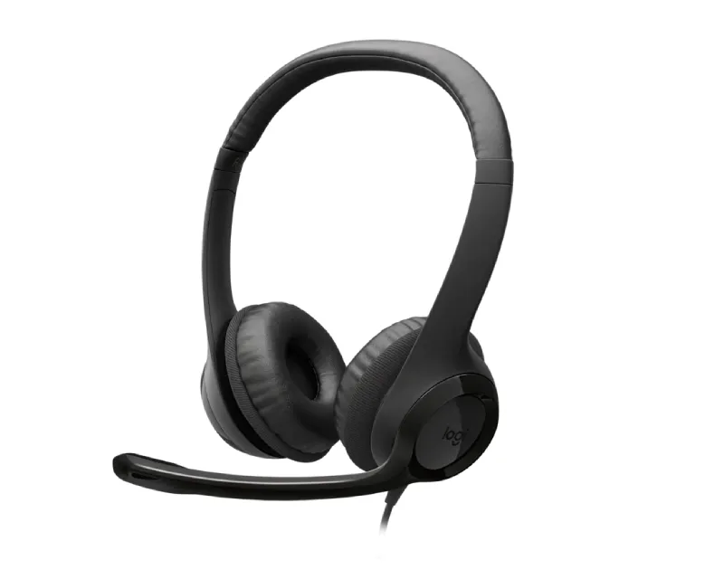 H390 Stereo USB-C slušalice sa mikrofonom crne 