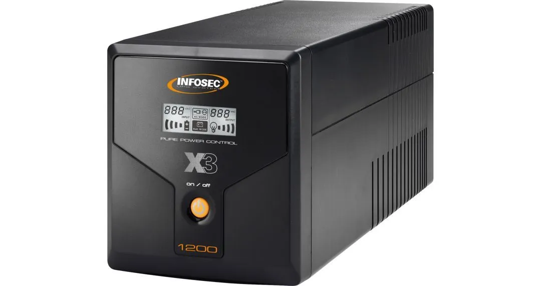 INFOSEC COMMUNICATION X3 EX 1200 LCD USB FR/SCHUKO