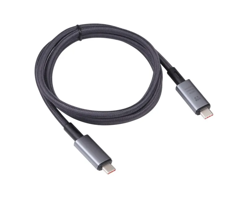 Kabl USB 4.0 Tip-C (M/M) 8K/60 Hz, 240W 2m, crni 