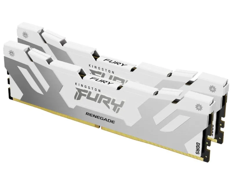 KINGSTON CUDIMM DDR5 48GB (2x24GB kit) 8400MT/s KF584CU40RWK2-48 FURY Renegade White XMP