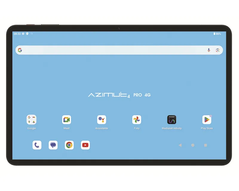 MEDIACOM Smartpad AZIMUT4 PRO 4G Phone SP1AZ48P 11.97 inch T616 Octa Core 2.0GHz 8GB 128GB Android 14.0
