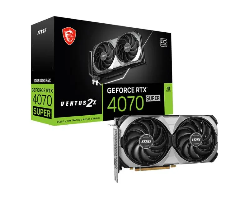 MSI nVidia GeForce RTX 4070 SUPER 12GB RTX 4070 SUPER 12G VENTUS 2X OC grafička karta