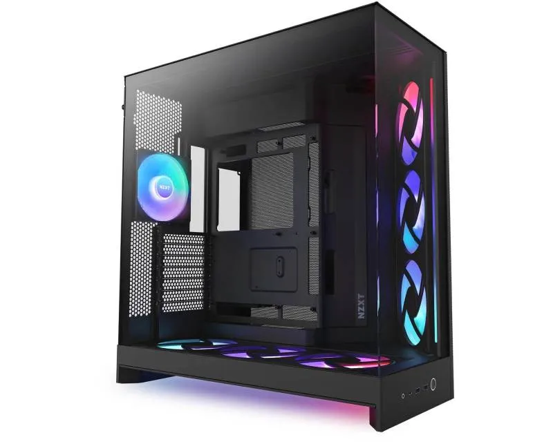 NZXT H9 Flow RGB+ Gaming kućište crno (CM-H92FB-P1)
