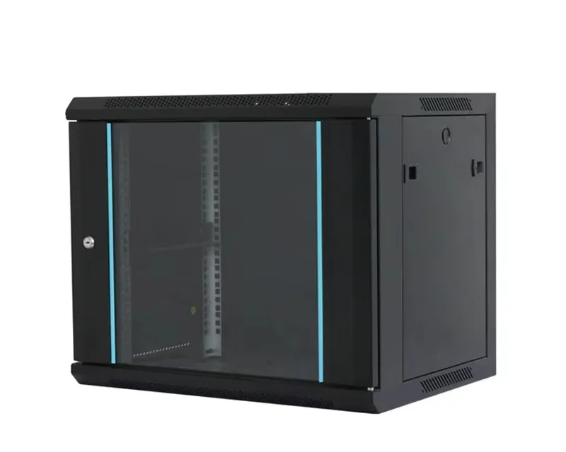 Rack orman nazidni, 9U, 600x600, staklena vrata 