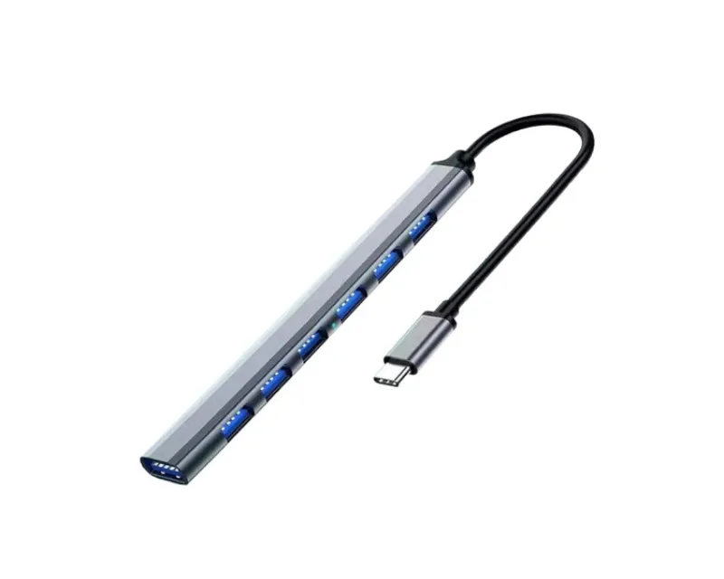 TIP C na 7xHUB 3.0 metal 