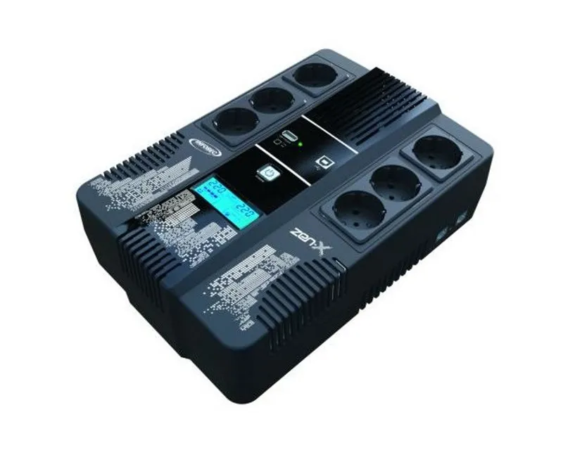 Zen-X 600 FR/SCHUKO UPS OUTLET 