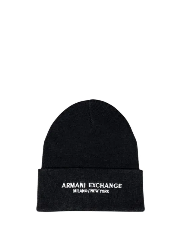 Armani Exchange - Crna muška kapa
