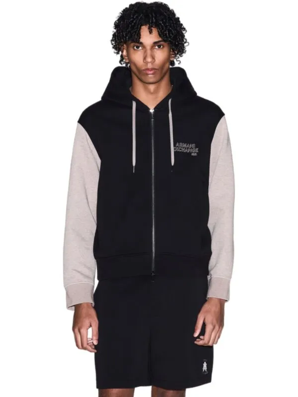 Armani Exchange - Crni muški duks