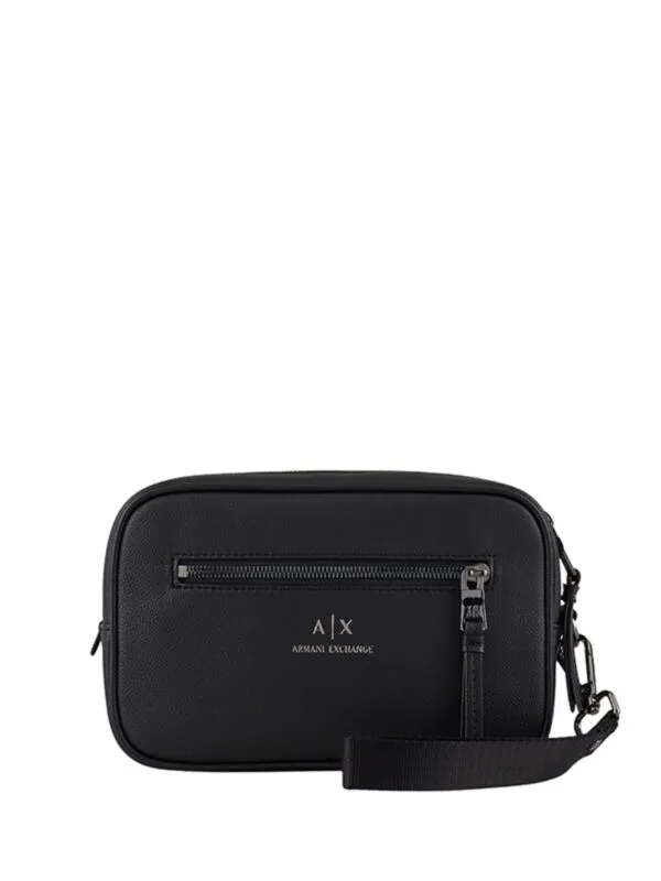 Armani Exchange - Crni neseser za muškarce
