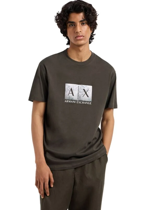 Armani Exchange - Maslinasta muška majica