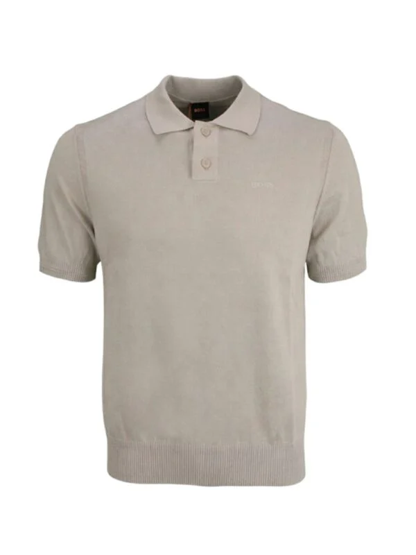 BOSS - Bež muška polo majica