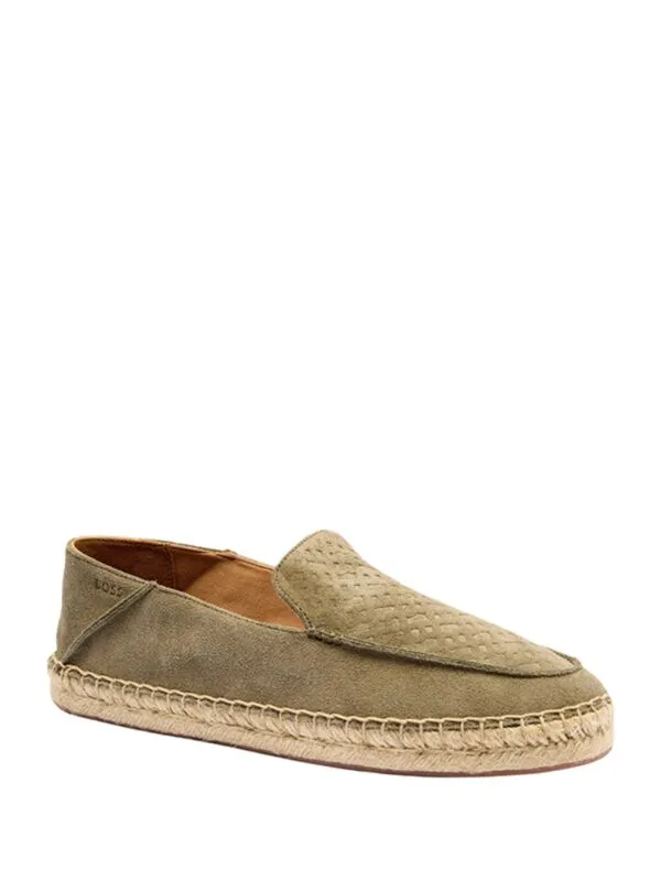 BOSS - Kožne muške espadrile