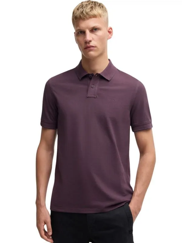 BOSS - Ljubičasta muška polo majica