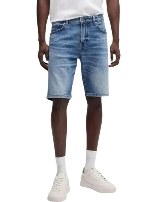 BOSS - Muške denim bermude