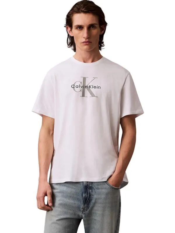 Calvin Klein - Bela pamučna muška majica