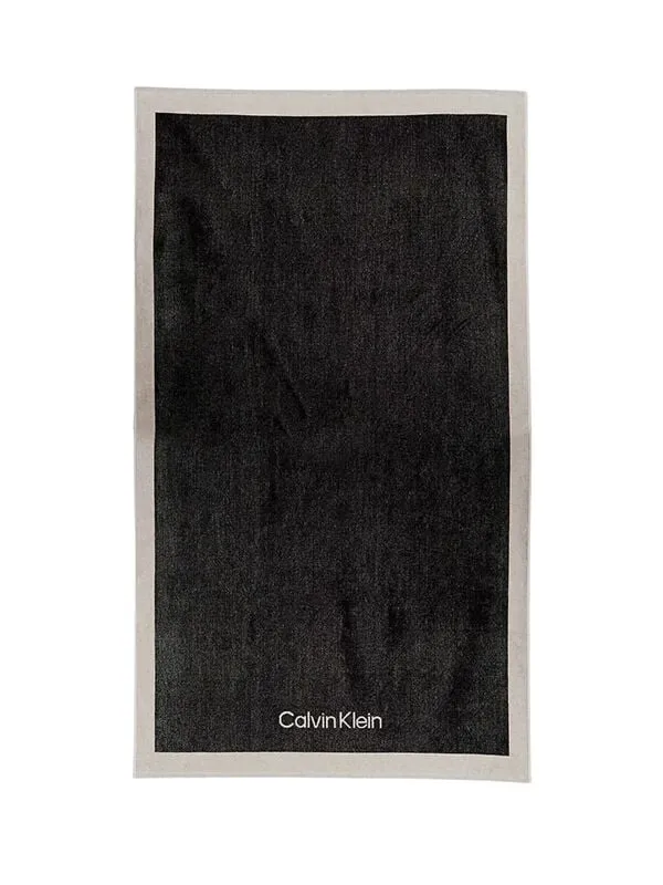 Calvin Klein - Crni peškir za plažu