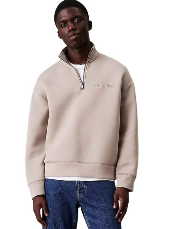 Calvin Klein - Muški duks sa kratkim zipom