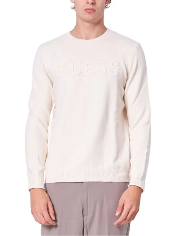 Guess - Beli muški džemper