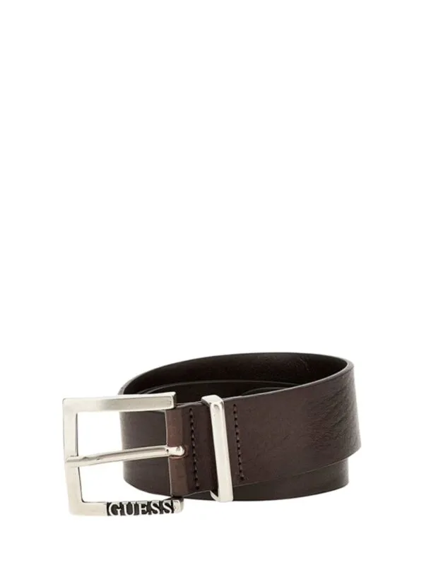 Guess - Braon kaiš za muškarce
