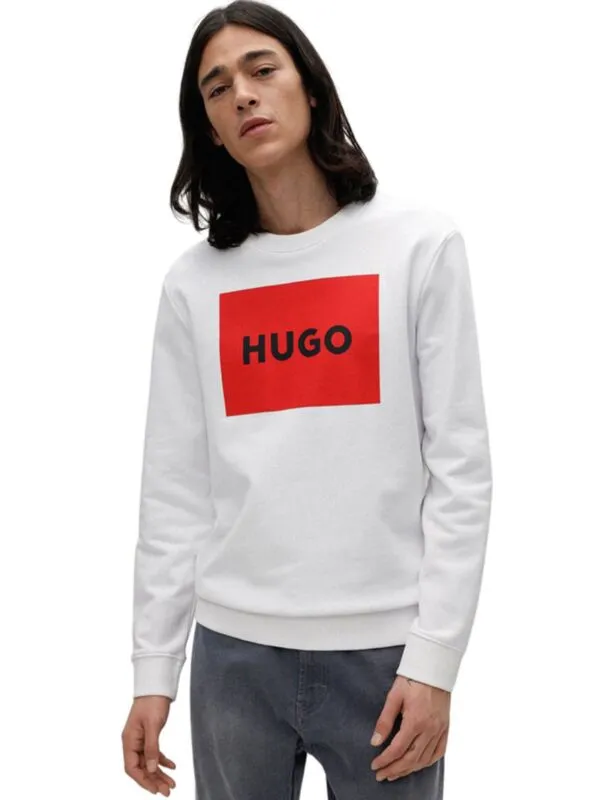 HUGO - Beli muški duks