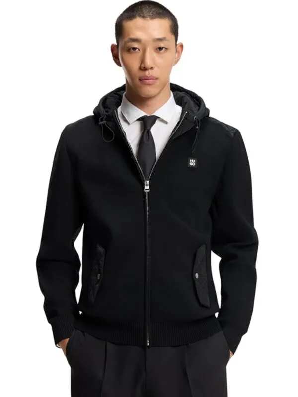 HUGO - Crna muška dukserica