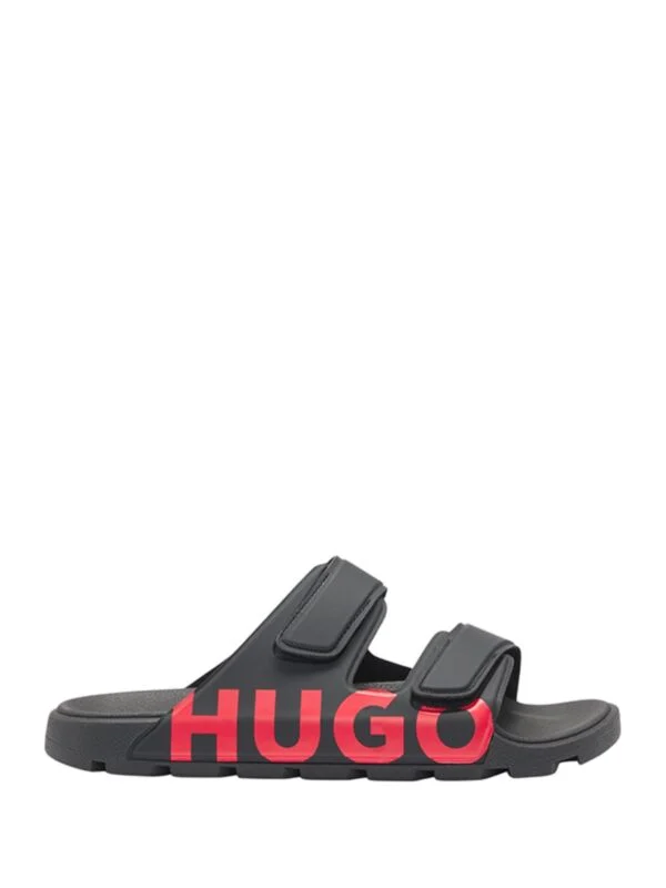 HUGO - Crne muške papuče