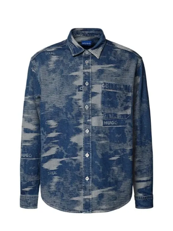 HUGO - Muška denim košulja
