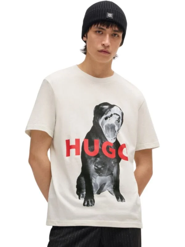 HUGO - Muška majica sa maxi printom