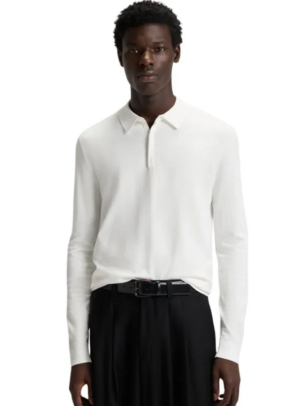 HUGO - Muški polo džemper