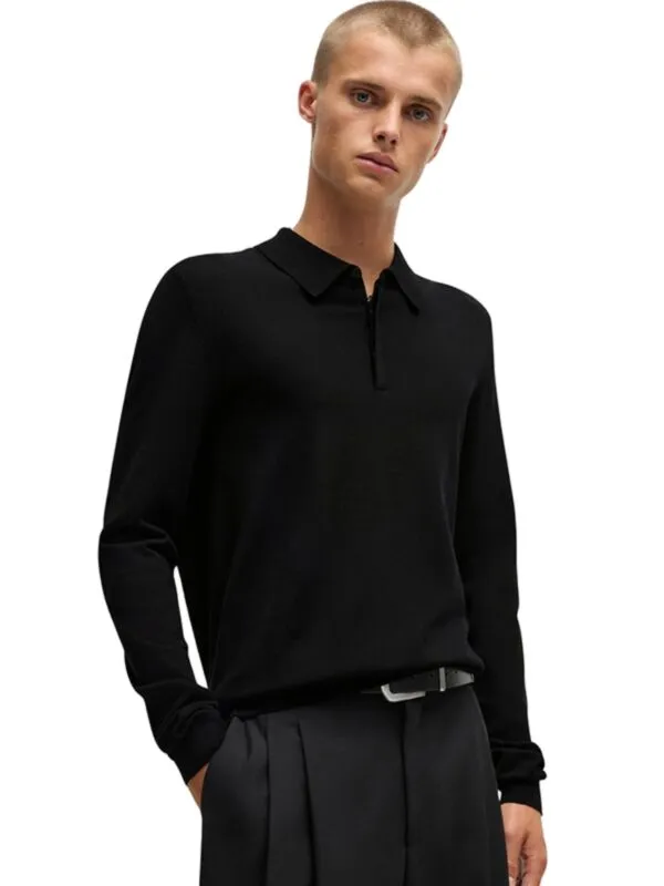 HUGO - Muški polo džemper