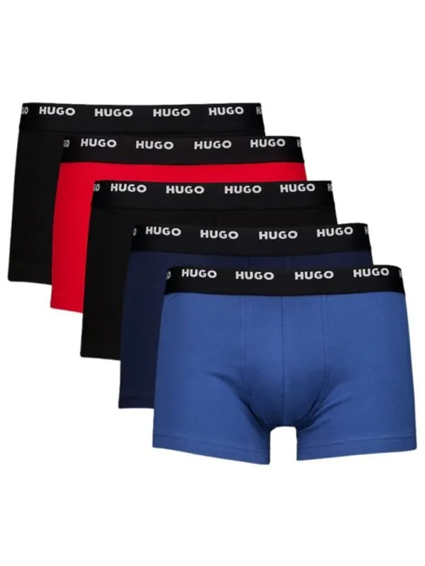 HUGO - Pet pari muških bokserica