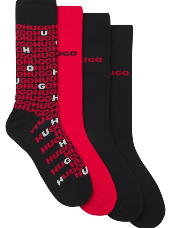 HUGO - Set pamučnih muških čarapa