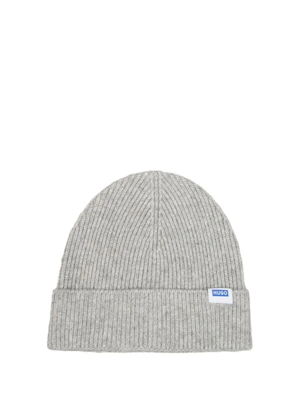 HUGO - Svetlosiva muška kapa