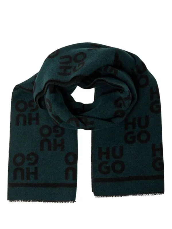 HUGO - Vunena muška ešarpa