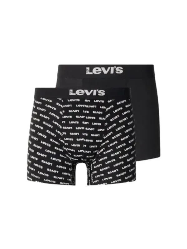 Levis - Crne muške bokserice u setu