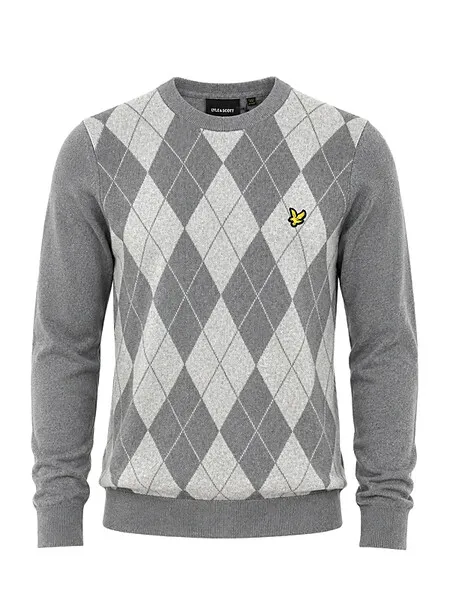Lyle & Scott - Sivi muški džemper