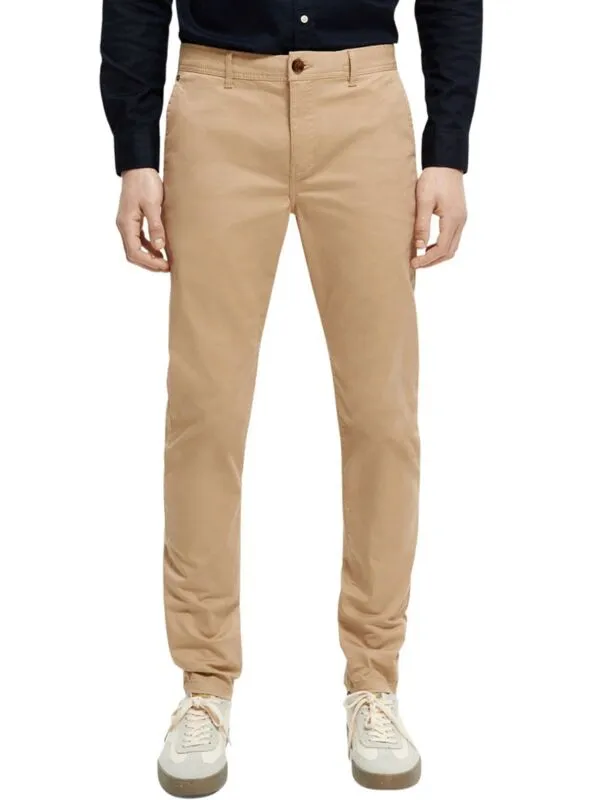 Scotch&Soda - Bež muške pantalone