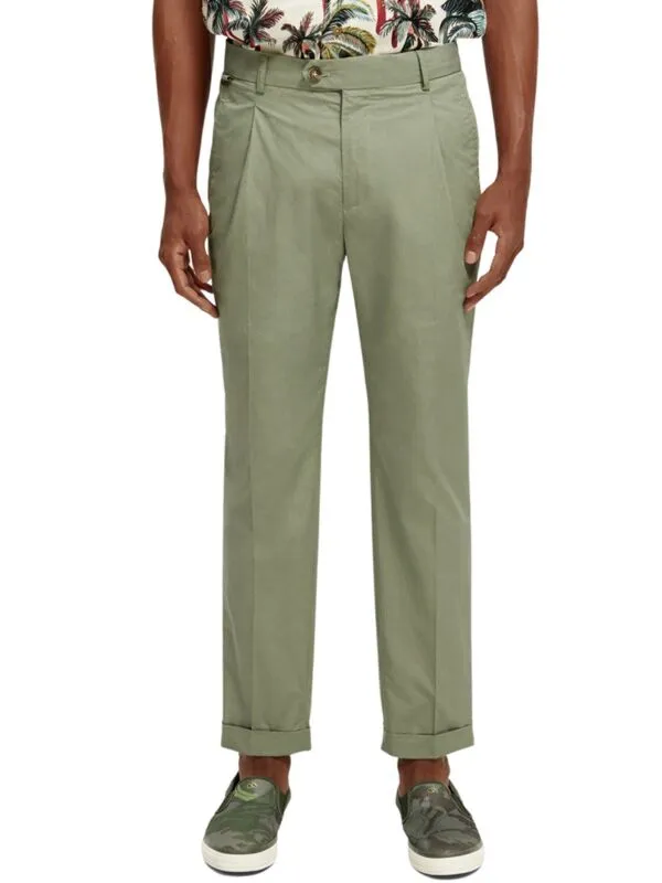 Scotch&Soda - Maslinate muške pantalone