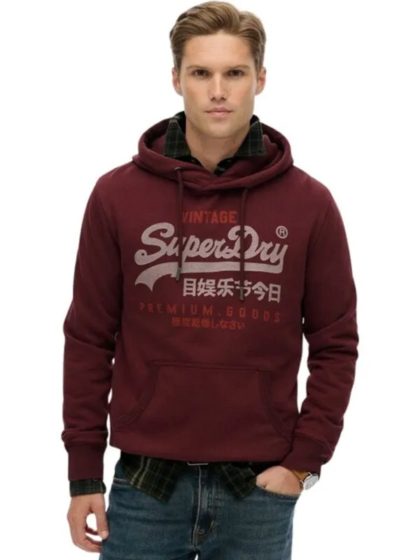 Superdry - Bordo muški duks