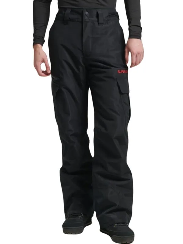 Superdry - Crne muške ski pantalone