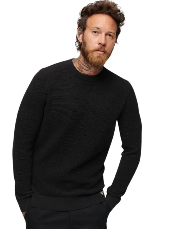 Superdry - Crni muški džemper
