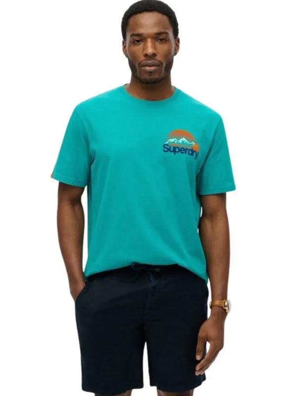 Superdry - Muška majica sa printom na leđima